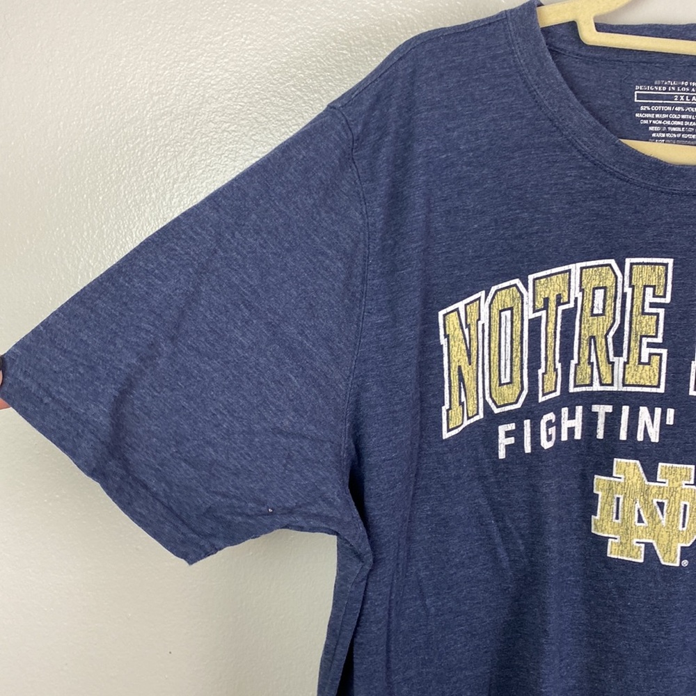 Notre Dame Fightin’ Irish University Tee 2XL - Picture 4 of 5